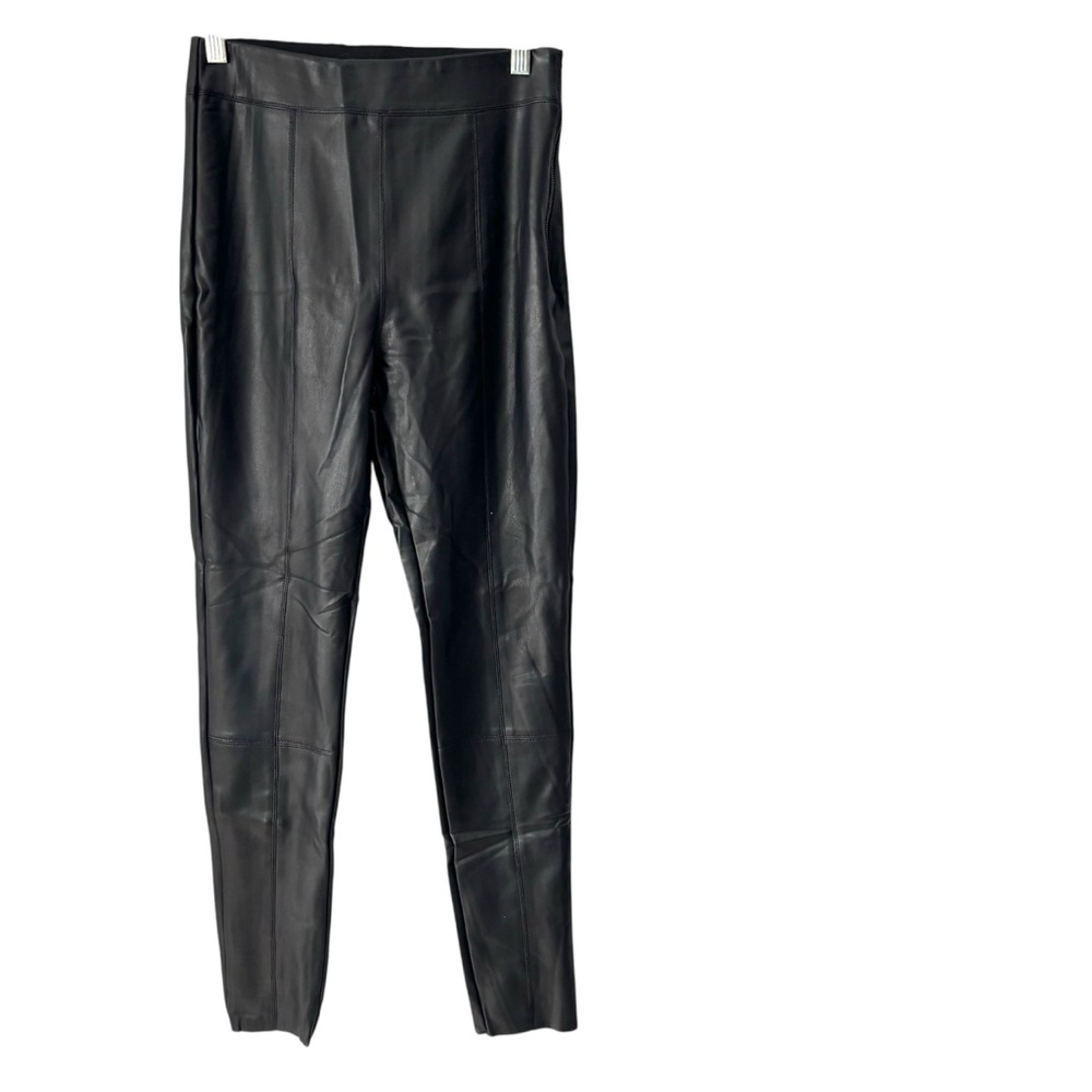 Nwot Topshop Black Vegan Leather Pants Sz 6